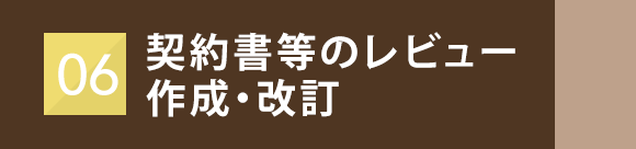 契約書等のレビュー作成・改訂