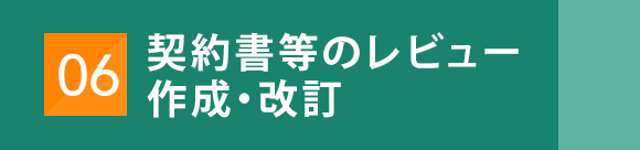 契約書等のレビュー作成・改訂